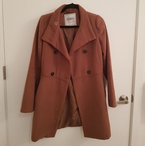 Pull & Bear Double Breasted Coat
